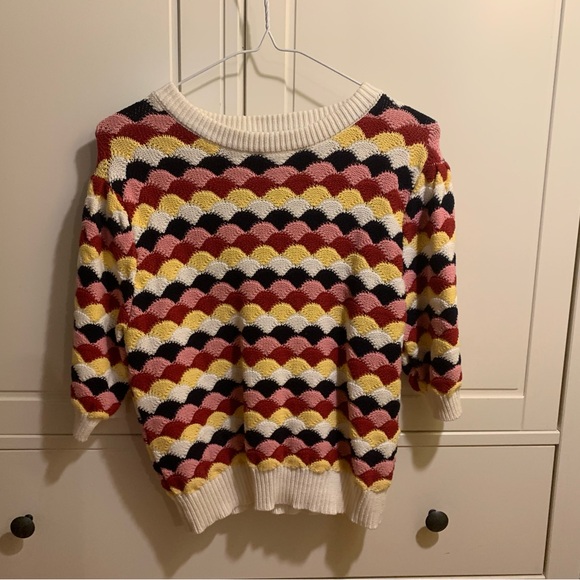 Beautiful knit sweater. Worn once. Wish it fit me better… - Picture 1 of 3